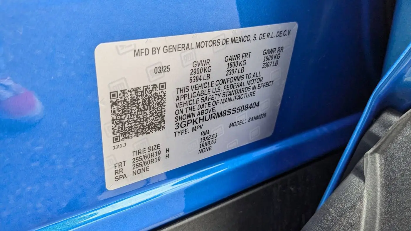 2025 Honda Prologue 3GPKHURM8SS508404