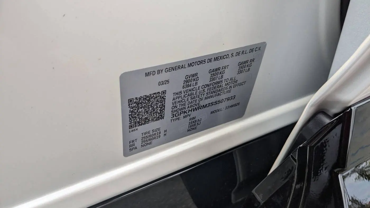 2025 Honda Prologue 3GPKHWRM3SS507933