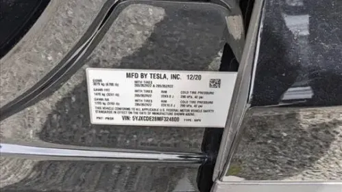 2021 Tesla Model X 5YJXCDE28MF324800