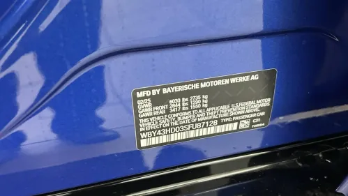 2025 BMW i4 WBY43HD03SFU87128