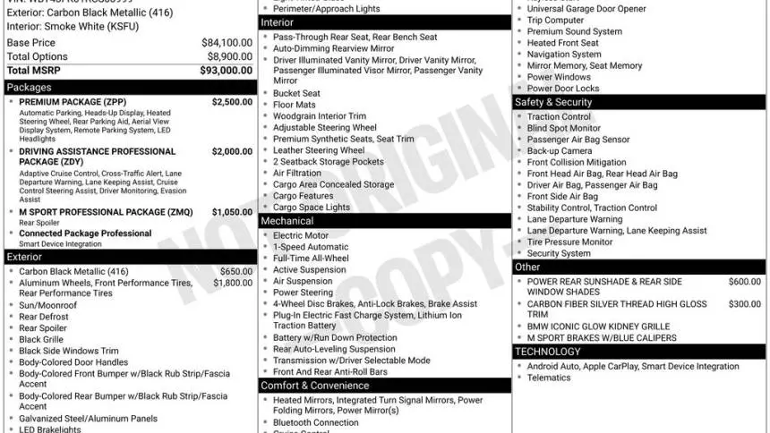 2024 BMW i5 WBY43FK01RCS00999