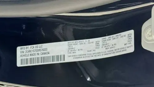 2025 Chrysler Pacifica 2C4RC1S70SR576033