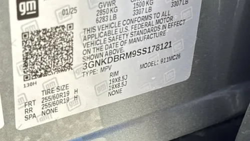 2025 Chevrolet Blazer EV 3GNKDBRM9SS178121