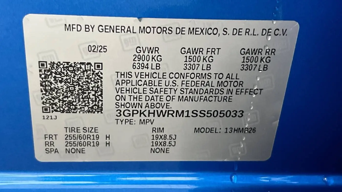 2025 Honda Prologue 3GPKHWRM1SS505033