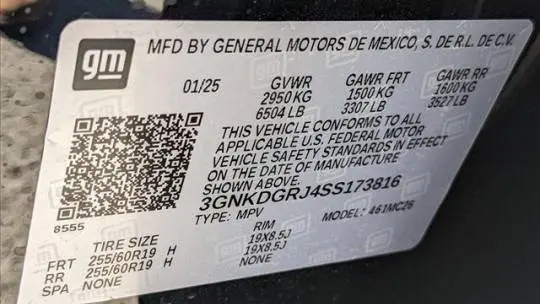 2025 Chevrolet Blazer EV 3GNKDGRJ4SS173816