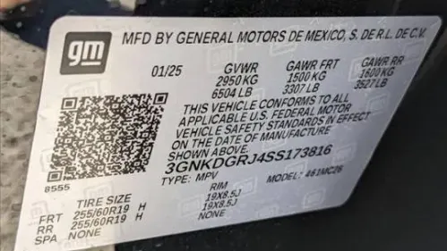 2025 Chevrolet Blazer EV 3GNKDGRJ4SS173816
