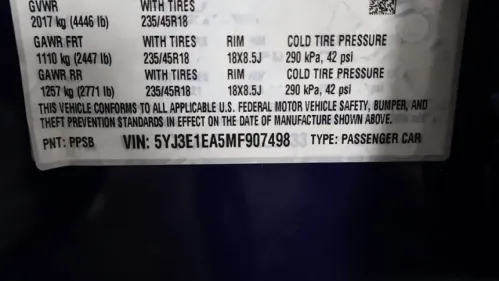 2023 Tesla Model S 5YJSA1E52PF502133