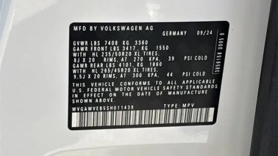 2025 Volkswagen ID.Buzz WVGAWVEB5SH011439