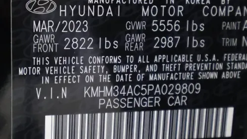 2023 Hyundai IONIQ 6 KMHM34AC5PA029809