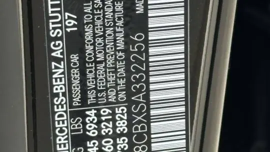2025 Mercedes S-Class W1K6G8CBXSA332256