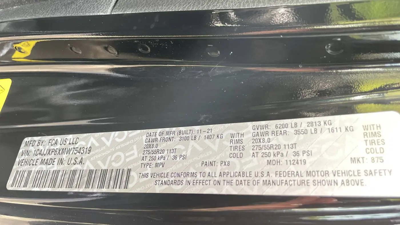 2021 Jeep Wrangler 1C4JJXP6XMW754319