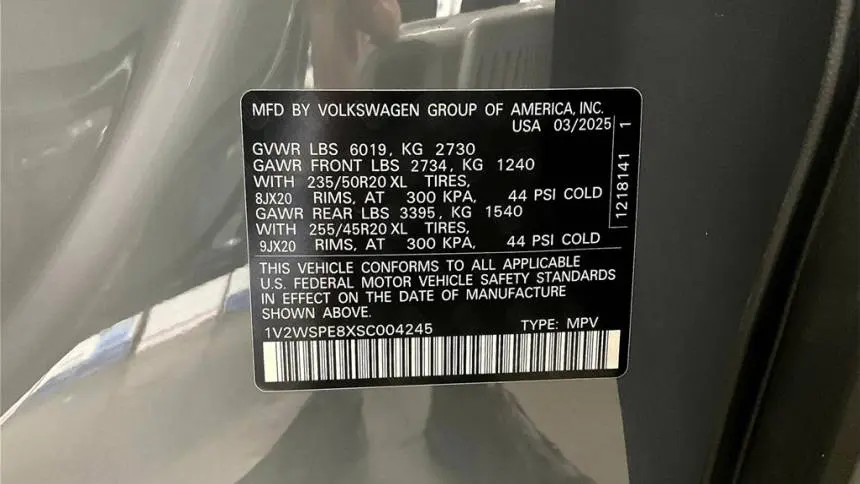 2025 Volkswagen ID.4 1V2WSPE8XSC004245