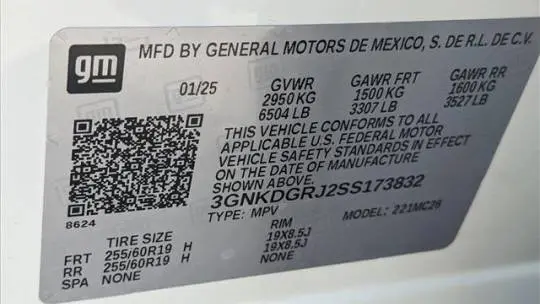 2025 Chevrolet Blazer EV 3GNKDGRJ2SS173832