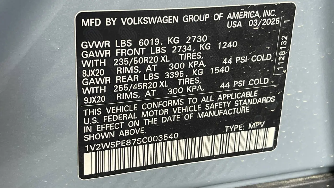 2025 Volkswagen ID.4 1V2WSPE87SC003540
