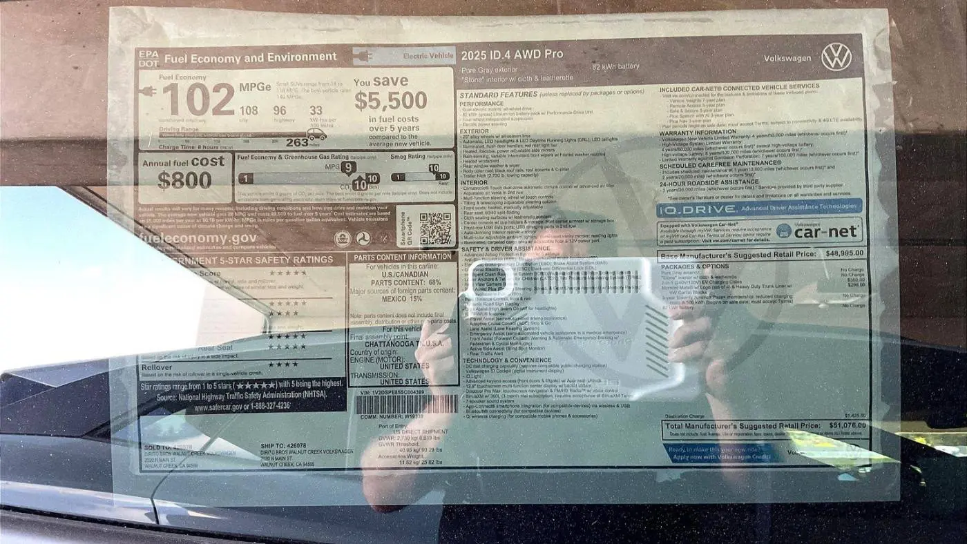2025 Volkswagen ID.4 1V2DSPE85SC004399