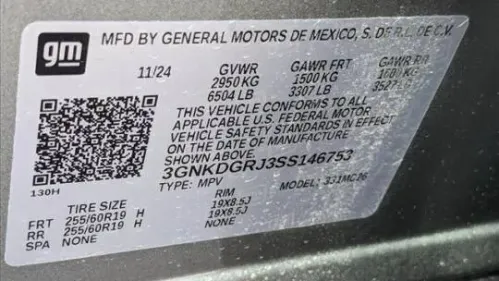 2025 Chevrolet Blazer EV 3GNKDGRJ3SS146753