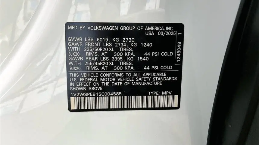 2025 Volkswagen ID.4 1V2WSPE81SC004585