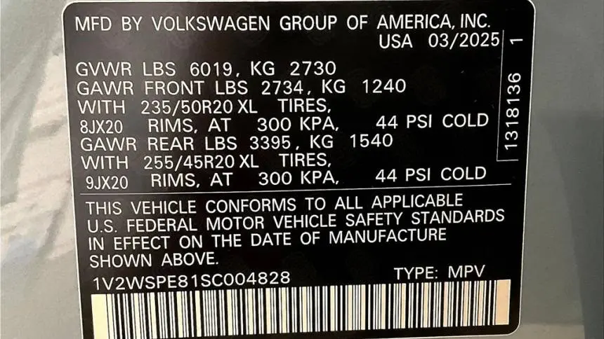 2025 Volkswagen ID.4 1V2WSPE81SC004828