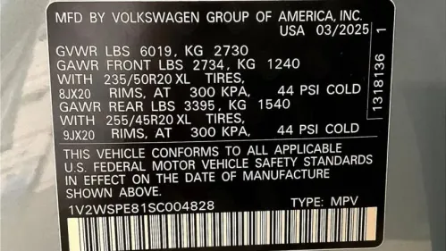 2025 Volkswagen ID.4 1V2WSPE81SC004828