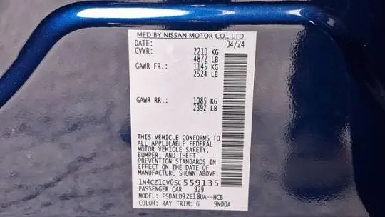 2025 Nissan LEAF 1N4CZ1CV0SC559135