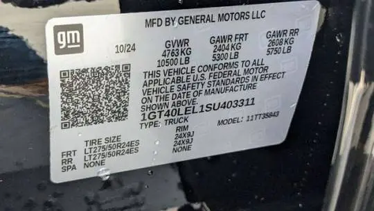 2025 GMC Sierra EV 1GT40LEL1SU403311