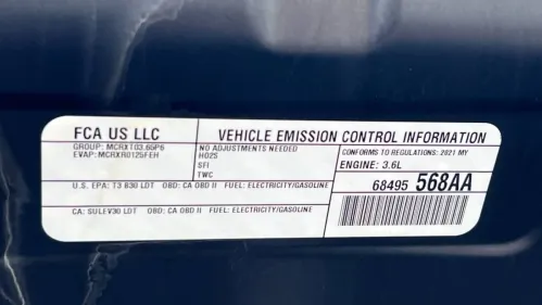 2021 Chrysler Pacifica 2C4RC1L74MR603266