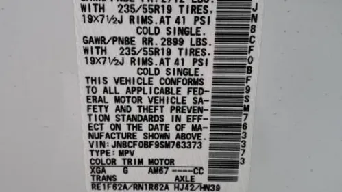 2025 Nissan Ariya JN8CF0BF9SM763373