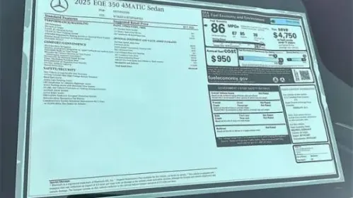2025 Mercedes EQE Sedan W1KEG1CB7SF069553