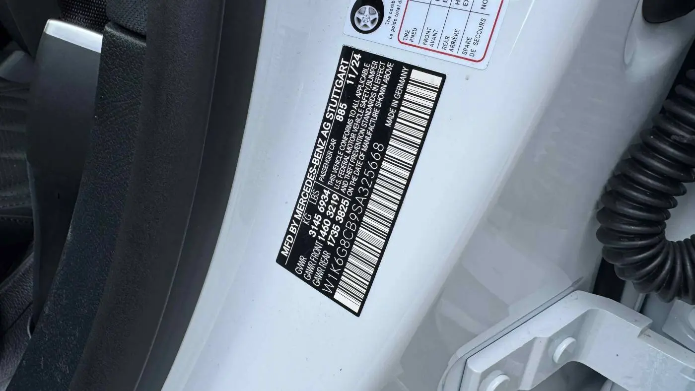 2025 Mercedes S-Class W1K6G8CB9SA325668