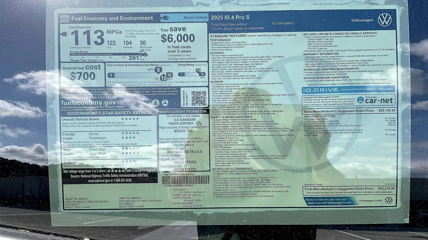 2025 Volkswagen ID.4 1V2VRPE88SC004154