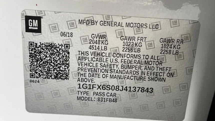 2018 Chevrolet Bolt 1G1FX6S08J4137843