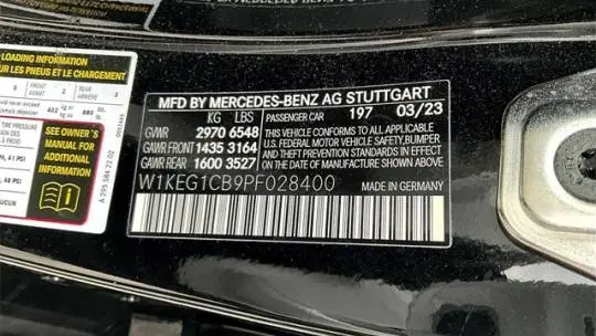 2023 Mercedes EQE Sedan W1KEG1CB9PF028400