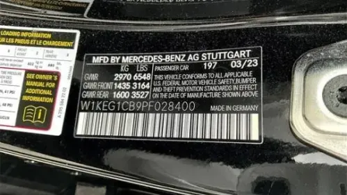 2023 Mercedes EQE Sedan W1KEG1CB9PF028400