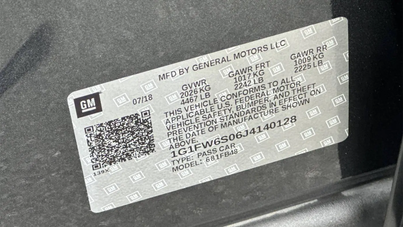2018 Chevrolet Bolt 1G1FW6S06J4140128