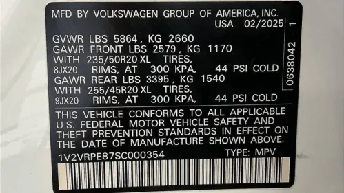 2025 Volkswagen ID.4 1V2VRPE87SC000354