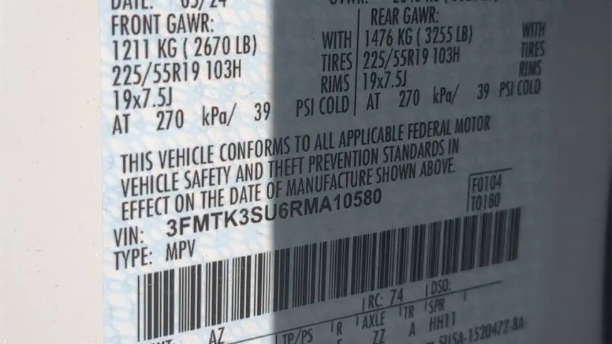2024 Ford Mustang Mach E 3FMTK3SU6RMA10580