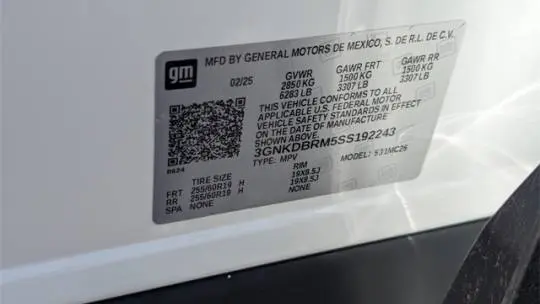 2025 Chevrolet Blazer EV 3GNKDBRM5SS192243