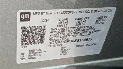 2025 Chevrolet Blazer EV 3GNKDGRJ8SS154573