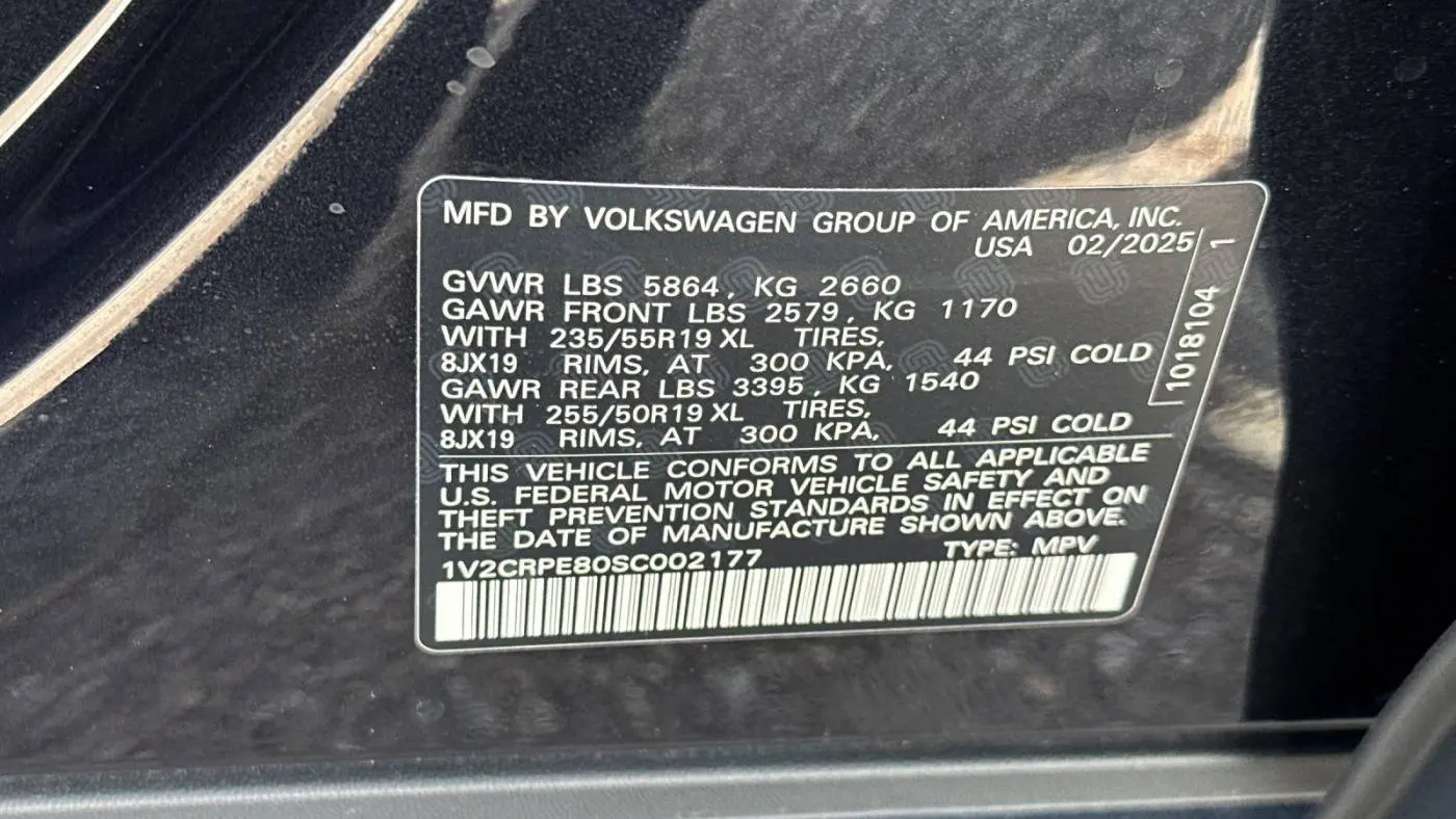 2025 Volkswagen ID.4 1V2CRPE80SC002177