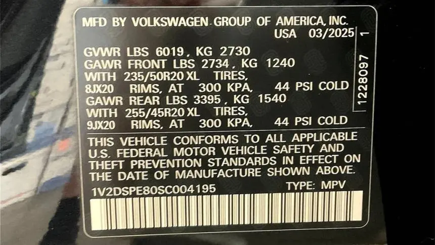 2025 Volkswagen ID.4 1V2DSPE80SC004195