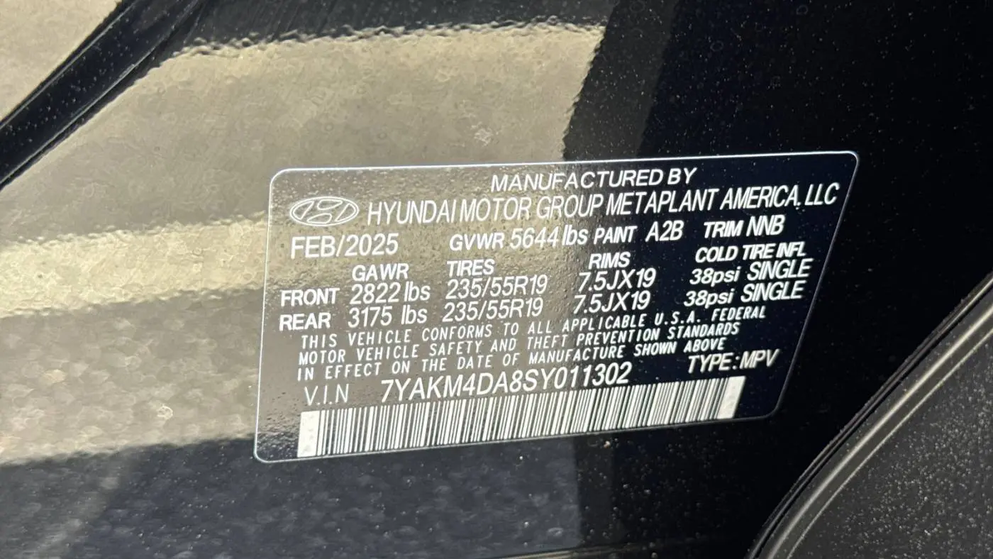2025 Hyundai IONIQ 5 7YAKM4DA8SY011302