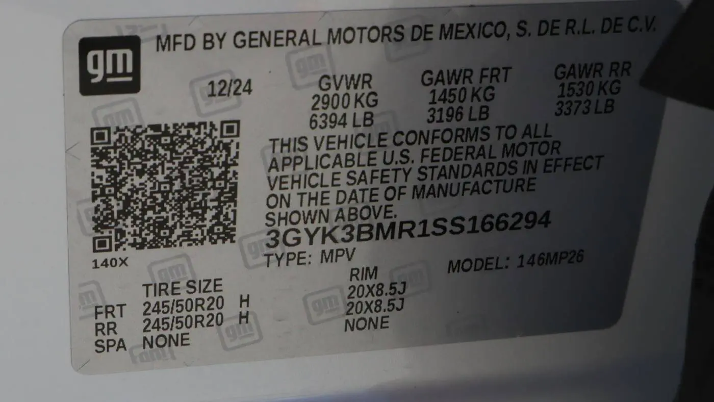 2025 Cadillac OPTIQ 3GYK3BMR1SS166294