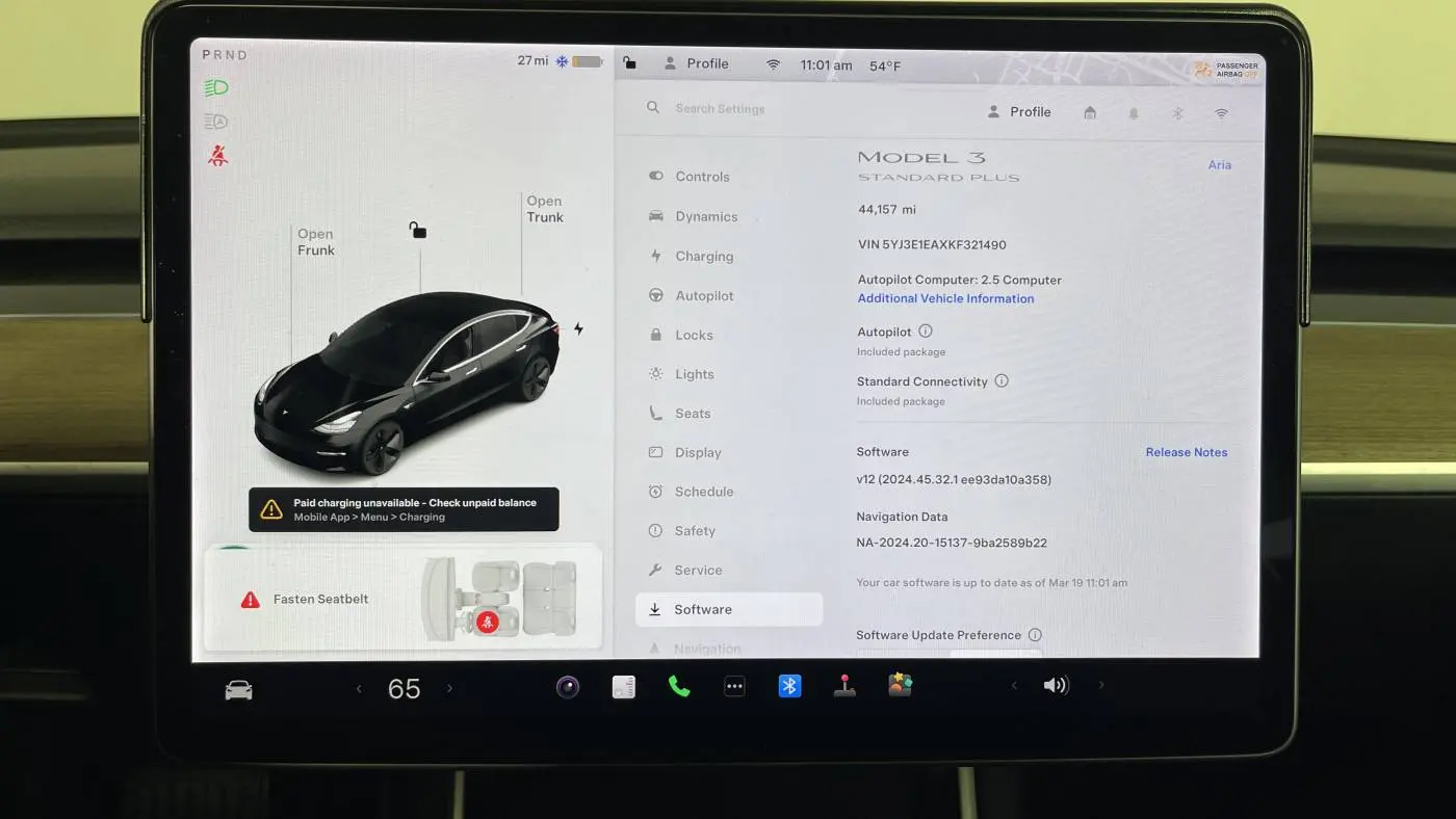 2019 Tesla Model 3 5YJ3E1EAXKF321490