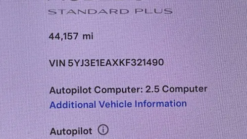 2019 Tesla Model 3 5YJ3E1EAXKF321490