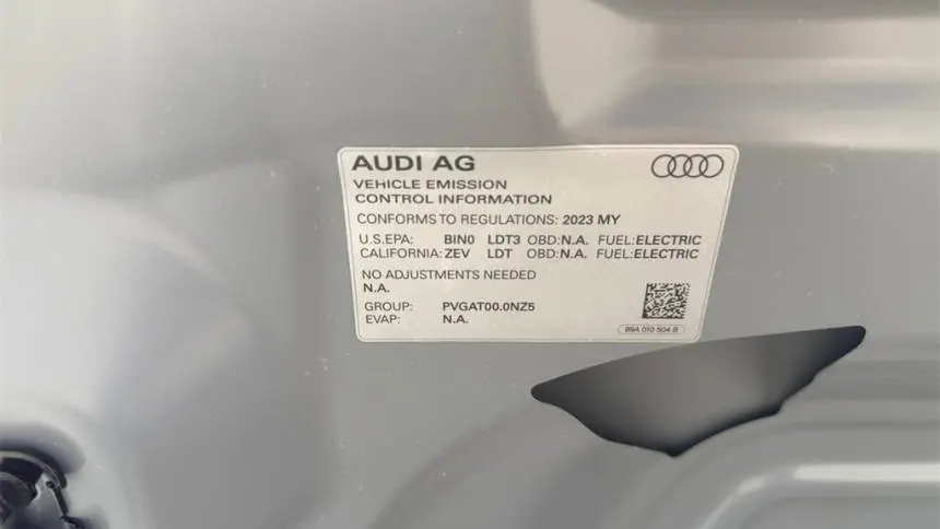 2023 Audi Q4 e-tron WA132BFZ0PP015862