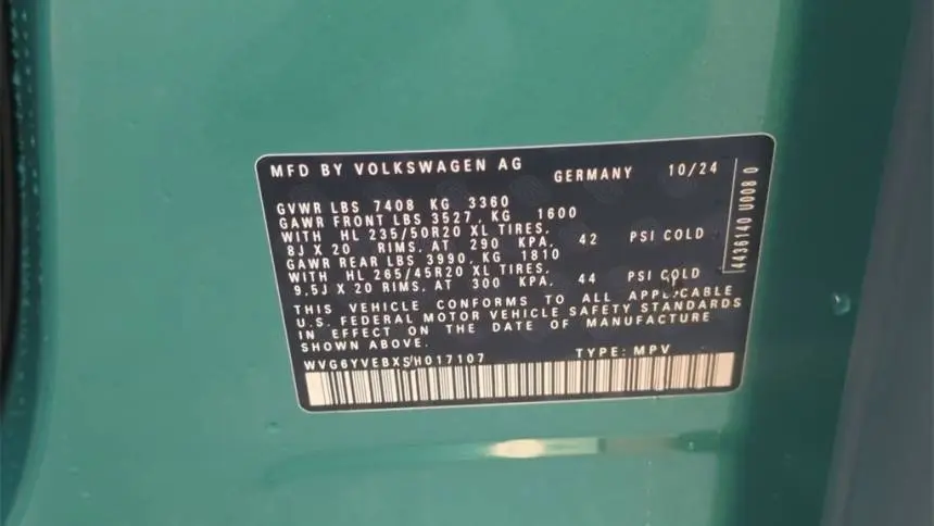 2025 Volkswagen ID.Buzz WVG6YVEBXSH017107