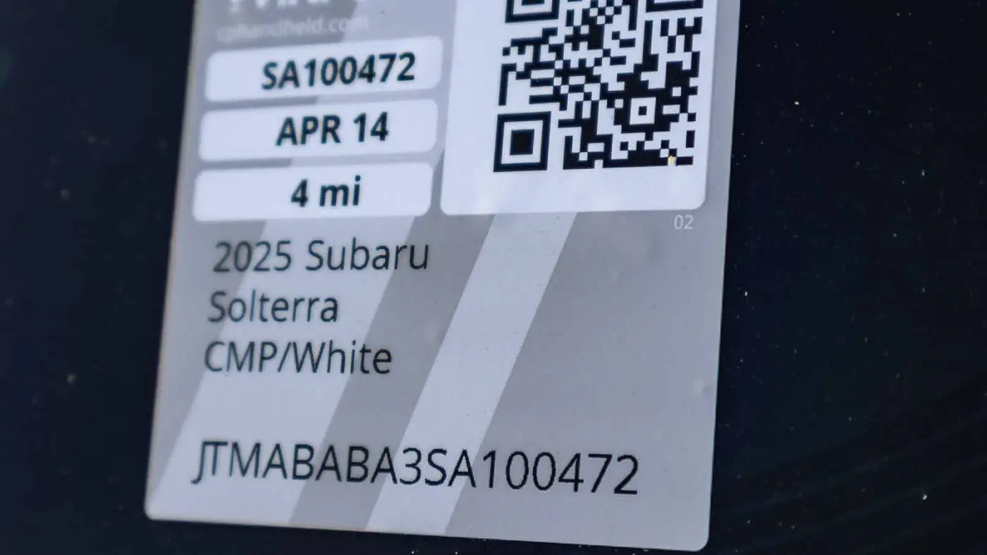 2025 Subaru Solterra JTMABABA3SA100472