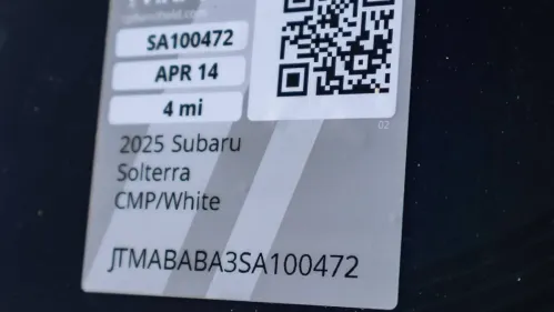 2025 Subaru Solterra JTMABABA3SA100472