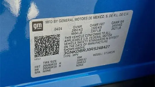 2024 Chevrolet Blazer EV 3GNKDBRJ0RS248427