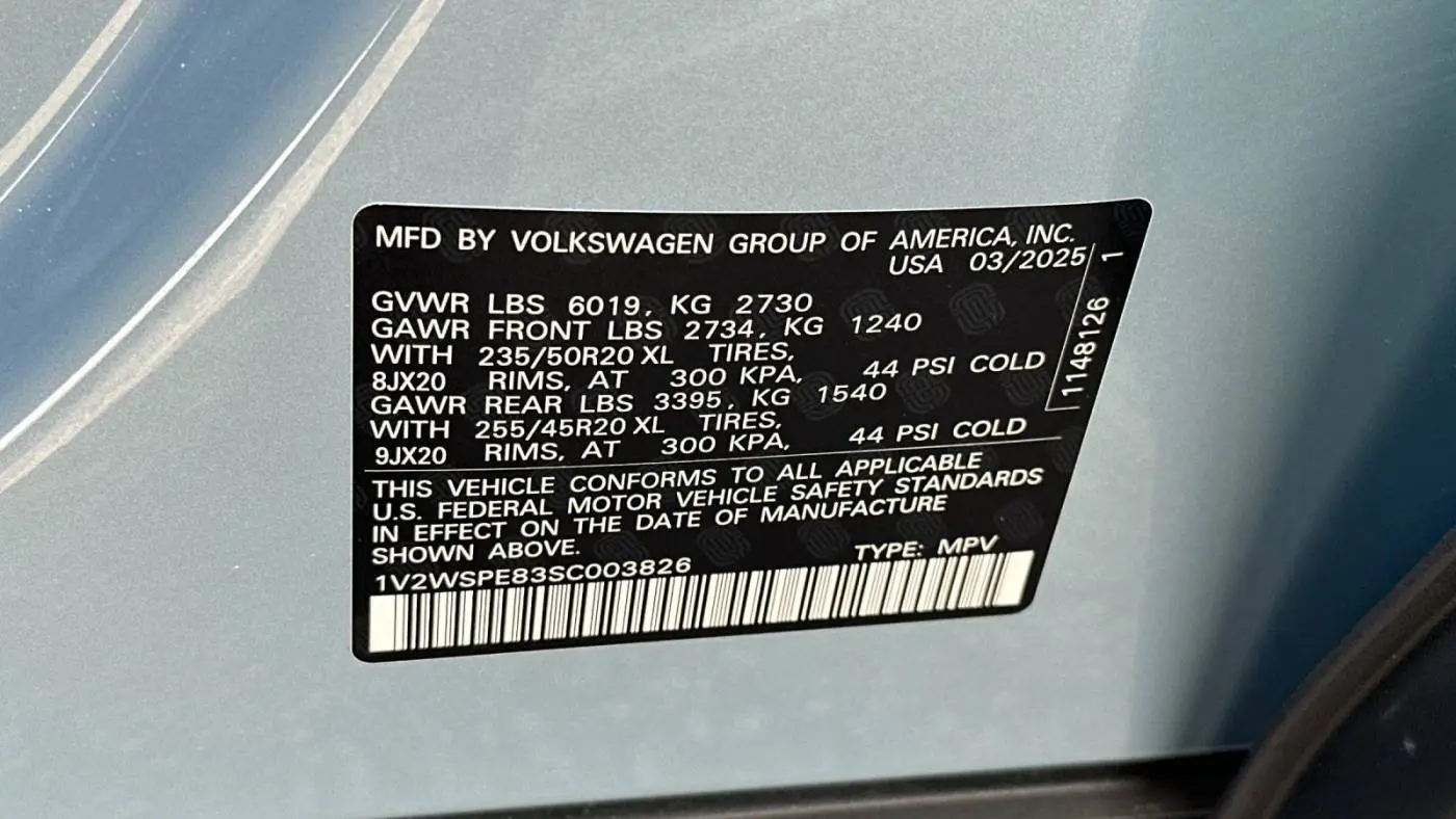 2025 Volkswagen ID.4 1V2WSPE83SC003826